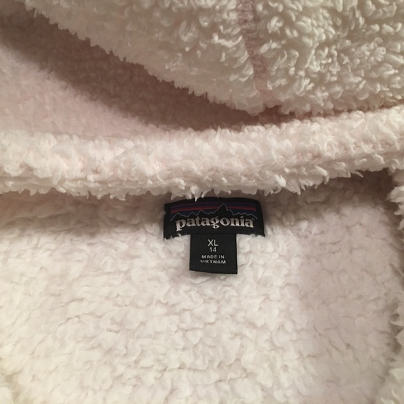 Patagonia White Hoodie Kids Size XL / 14 - Picture 6 of 8